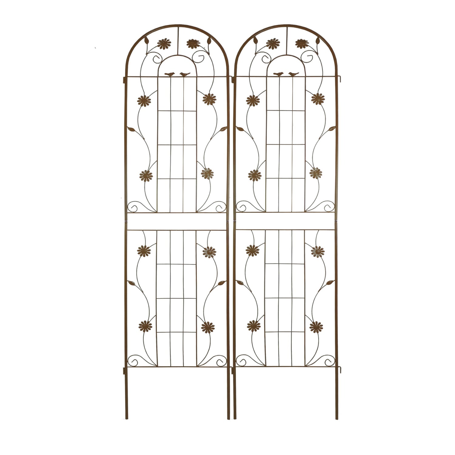 Metal Garden Trellis Rustproof Trellis For Climbing Plant Outdoor Flower Support