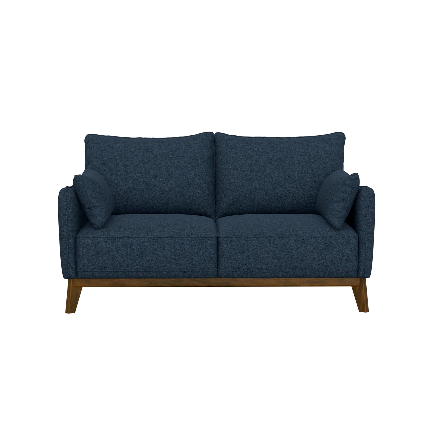 Loveseat With Flared Legs - Blue