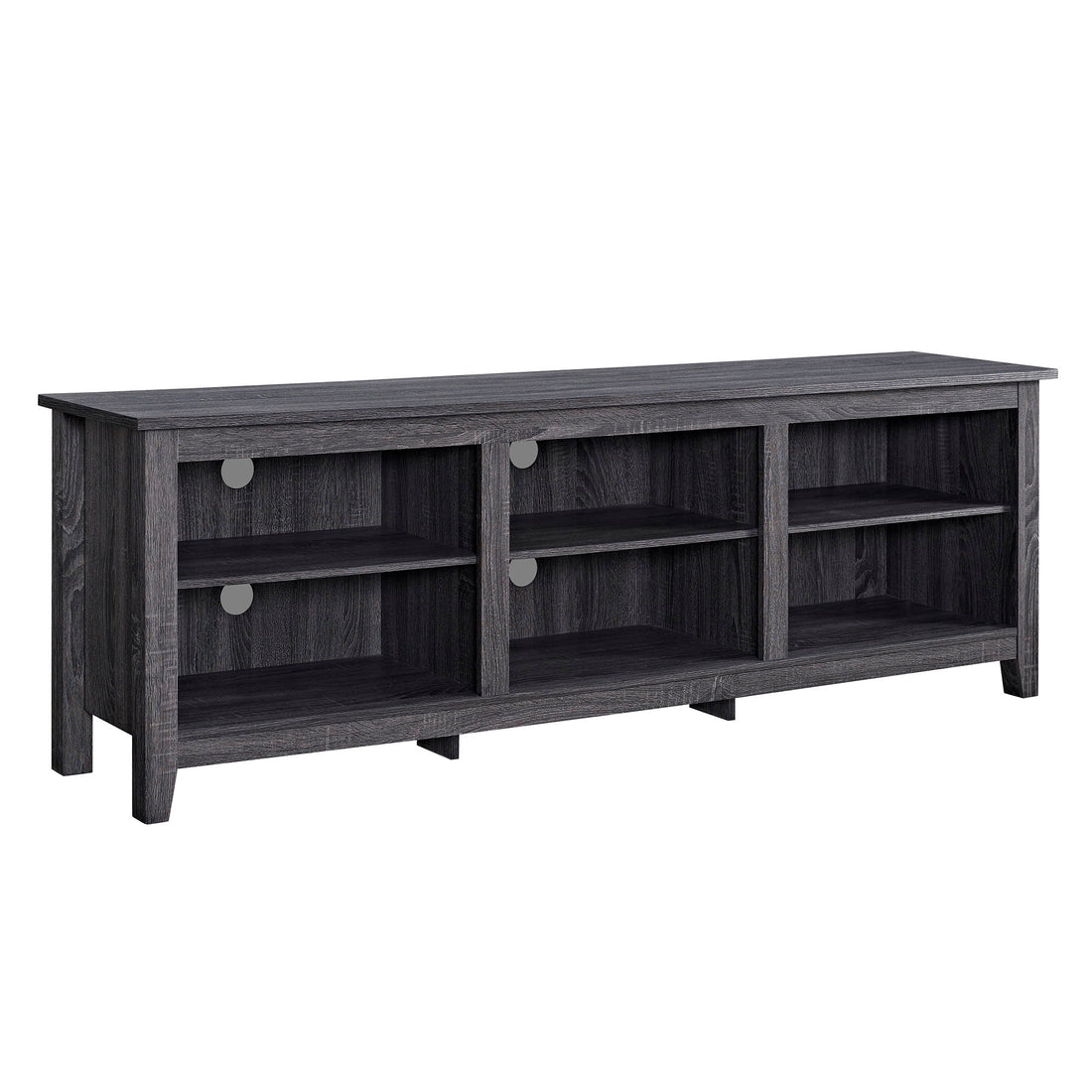 Modern Transitional 3 Shelf Open Storage 70&quot; TV Stand For 80&quot; TVs