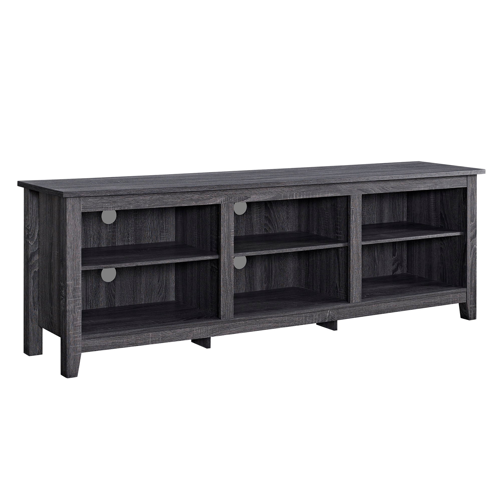 Modern Transitional 3 Shelf Open Storage 70&quot; TV Stand For 80&quot; TVs