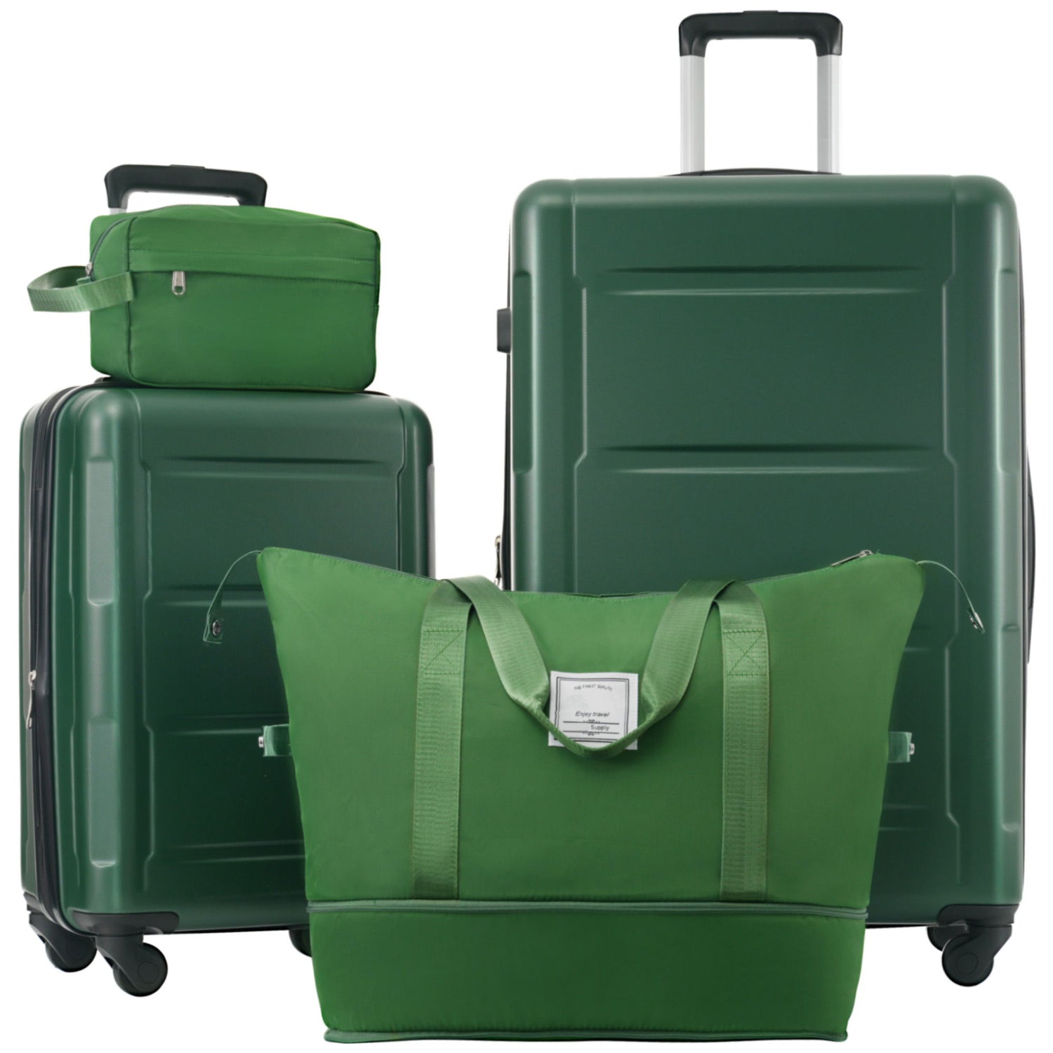 2 Piece Luggage Set With Bags Expanable Spinner Wheels ABS Lightweight Suitcase With Tsa Lock 20&quot; / 28&quot;