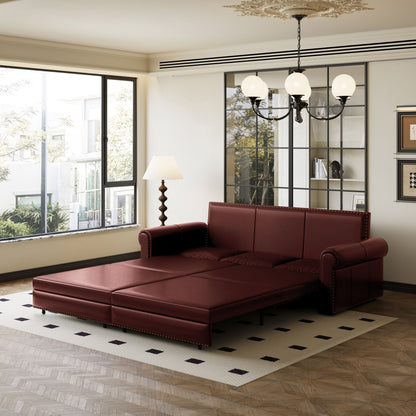 Chesterfield Sofa &amp; Pull Out Bed