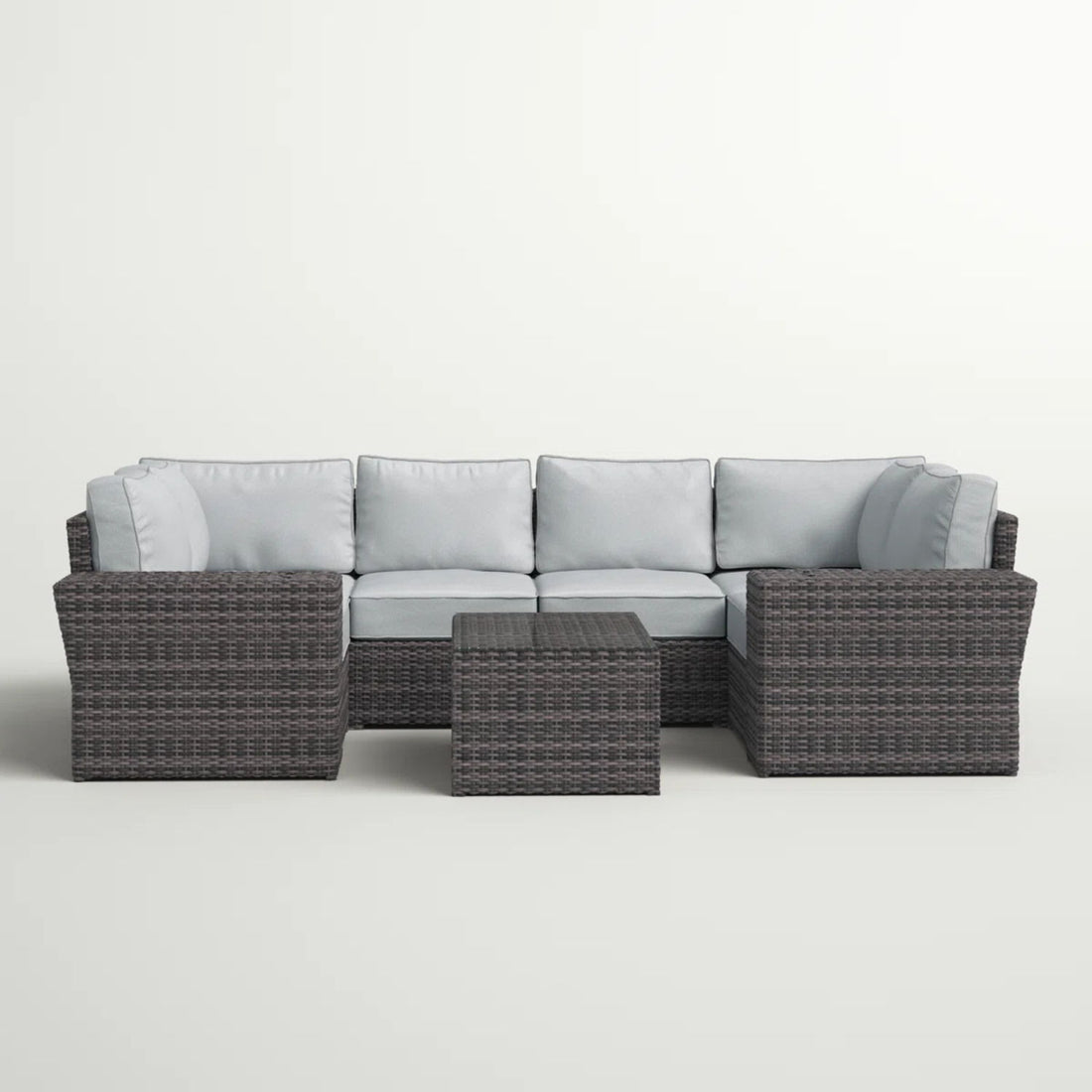 Stylish Wicker Patio Set Table