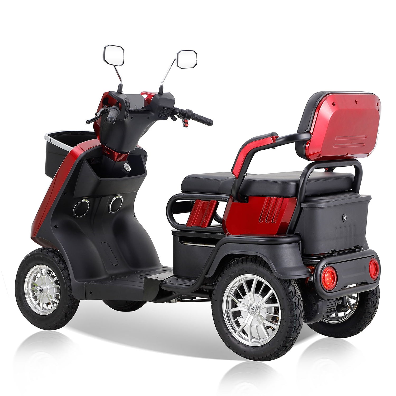 Heavy Duty 4 Wheel Mobility Scooters For Seniors &amp; Adults 500 Lbs Capacity