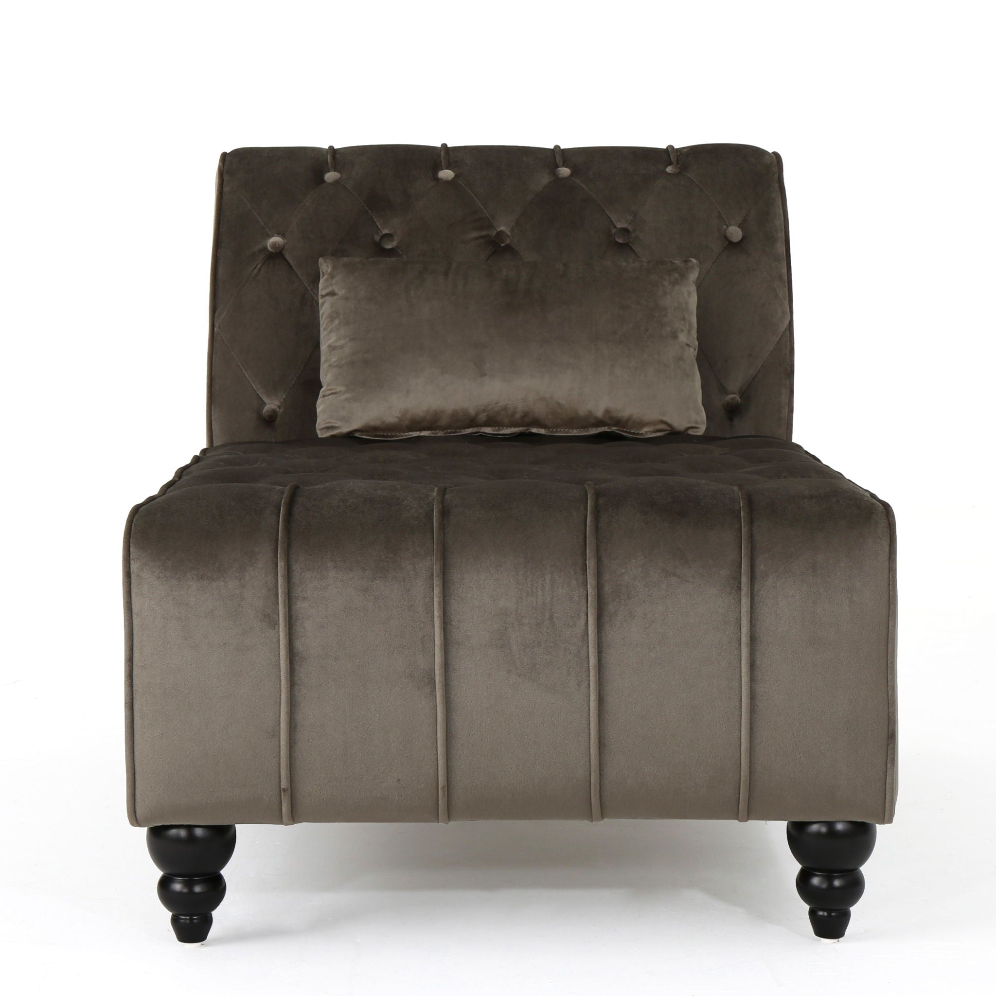 Ethereala - Upholstered Chaise Lounge With Button Tufted
