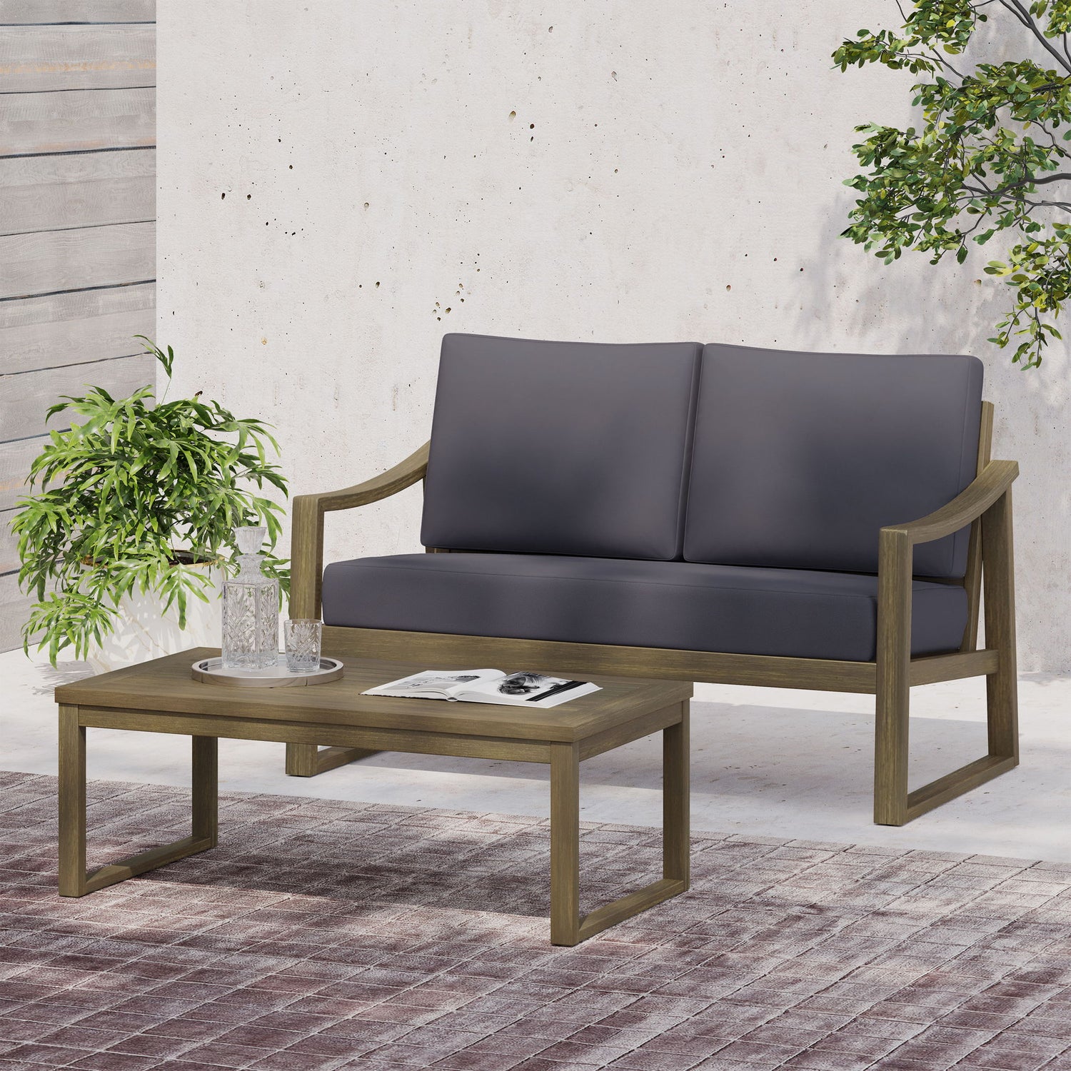 Samwell - Coffee Table &amp; Loveseat Set