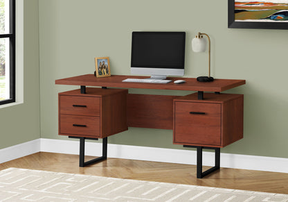 Computer Desk For Home Office, Laptop, Left, Right Set - Up, Storage Drawers, Contemporary &amp; Modern