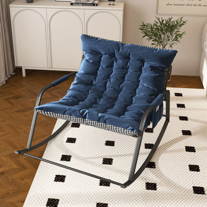 Rocking Chair With Storage, Cushions &amp; Armrests