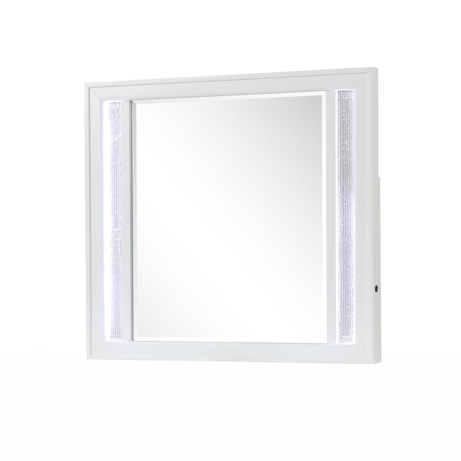 Abigale - Mirror For Dresser Top Made With LED (Includes Only Mirror) - White