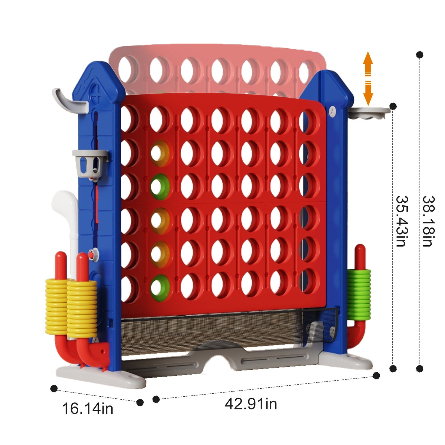 4 To Score Giant Game Set With Mesh Bag &amp; Jumbo Connect 4