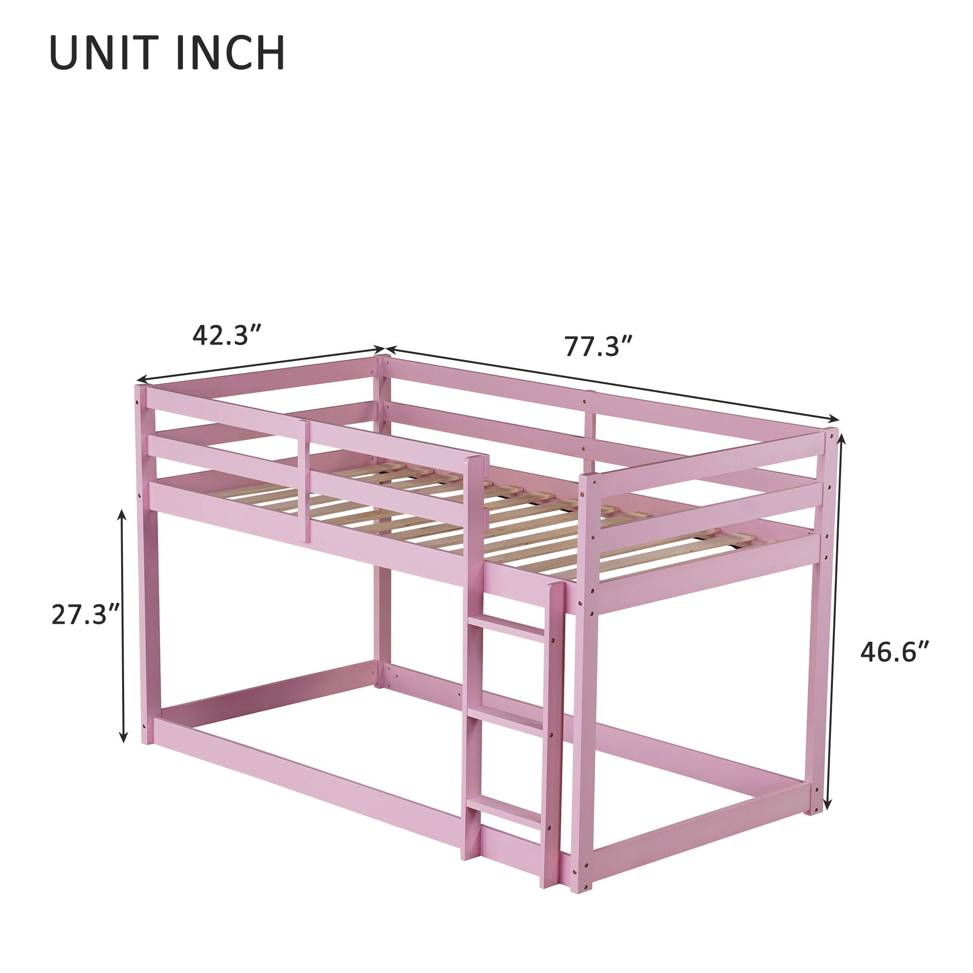 Floor Bunk Bed &amp; Ladder