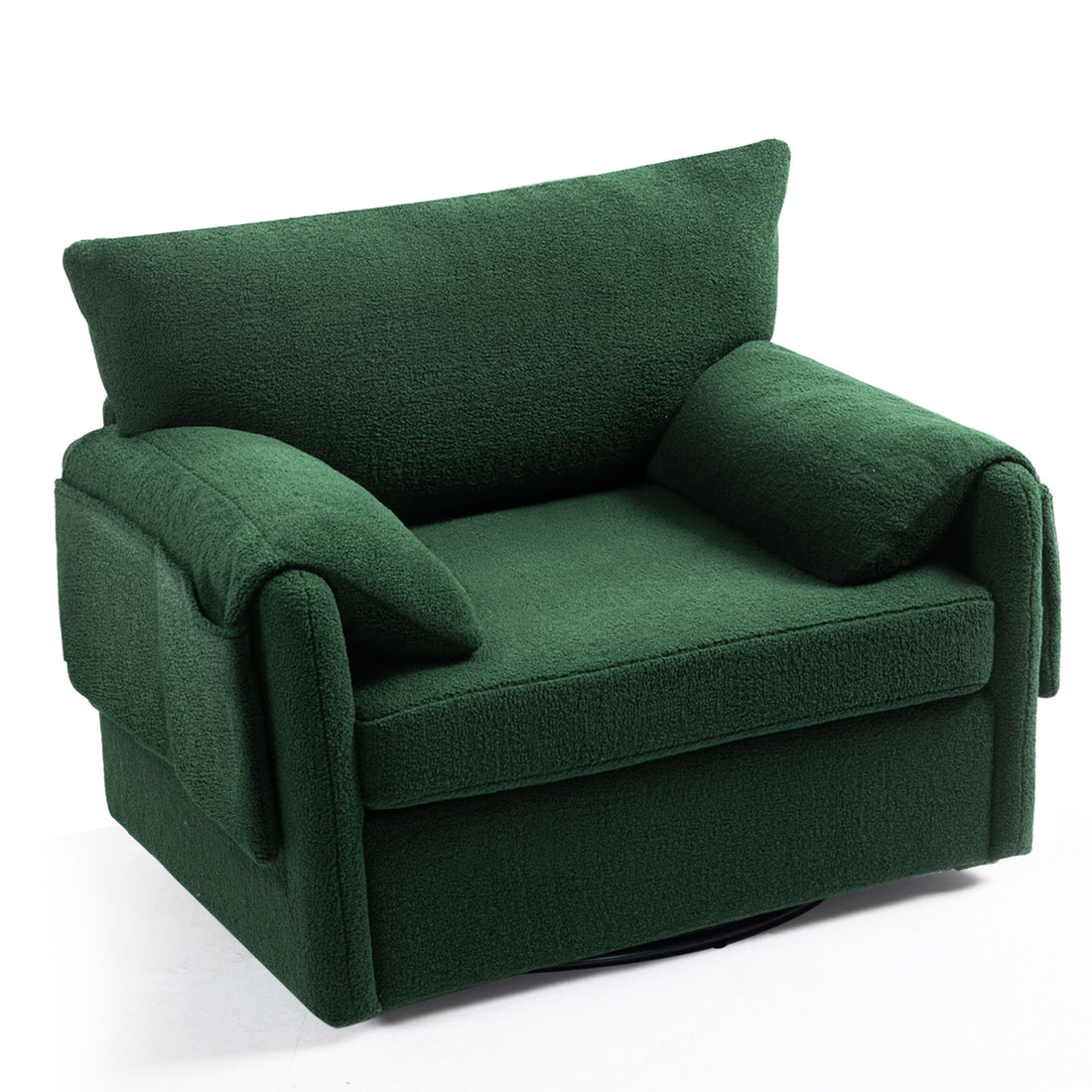 Oversized Swivel Armchair Modern Chair &amp; Single Sofa Lounge, Comfortable Seating For Living Room