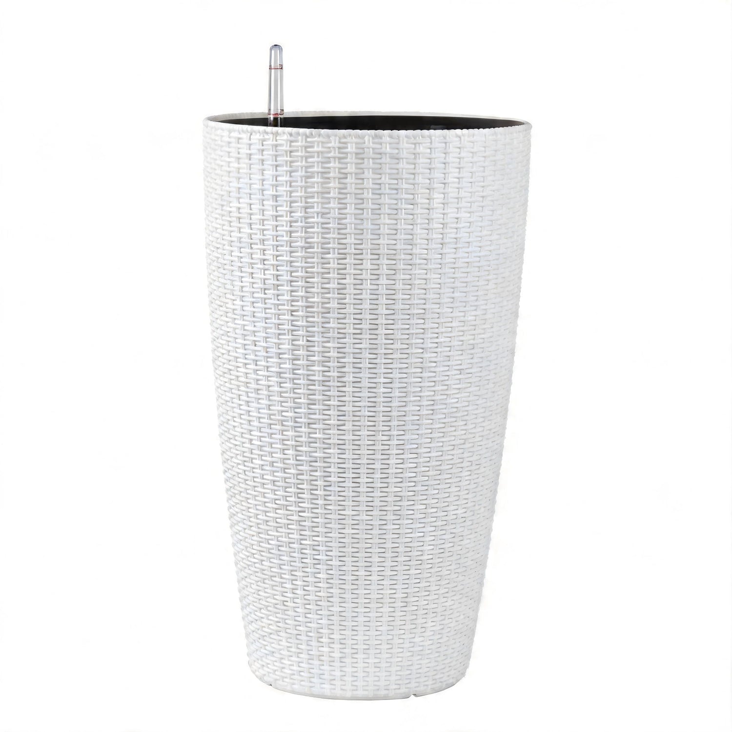 Tall Planters Set With Water Level Monitor And Auto Watering