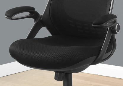Office Chair, Adjustable Height, Swivel, Ergonomic, Armrests, Contemporary &amp; Modern