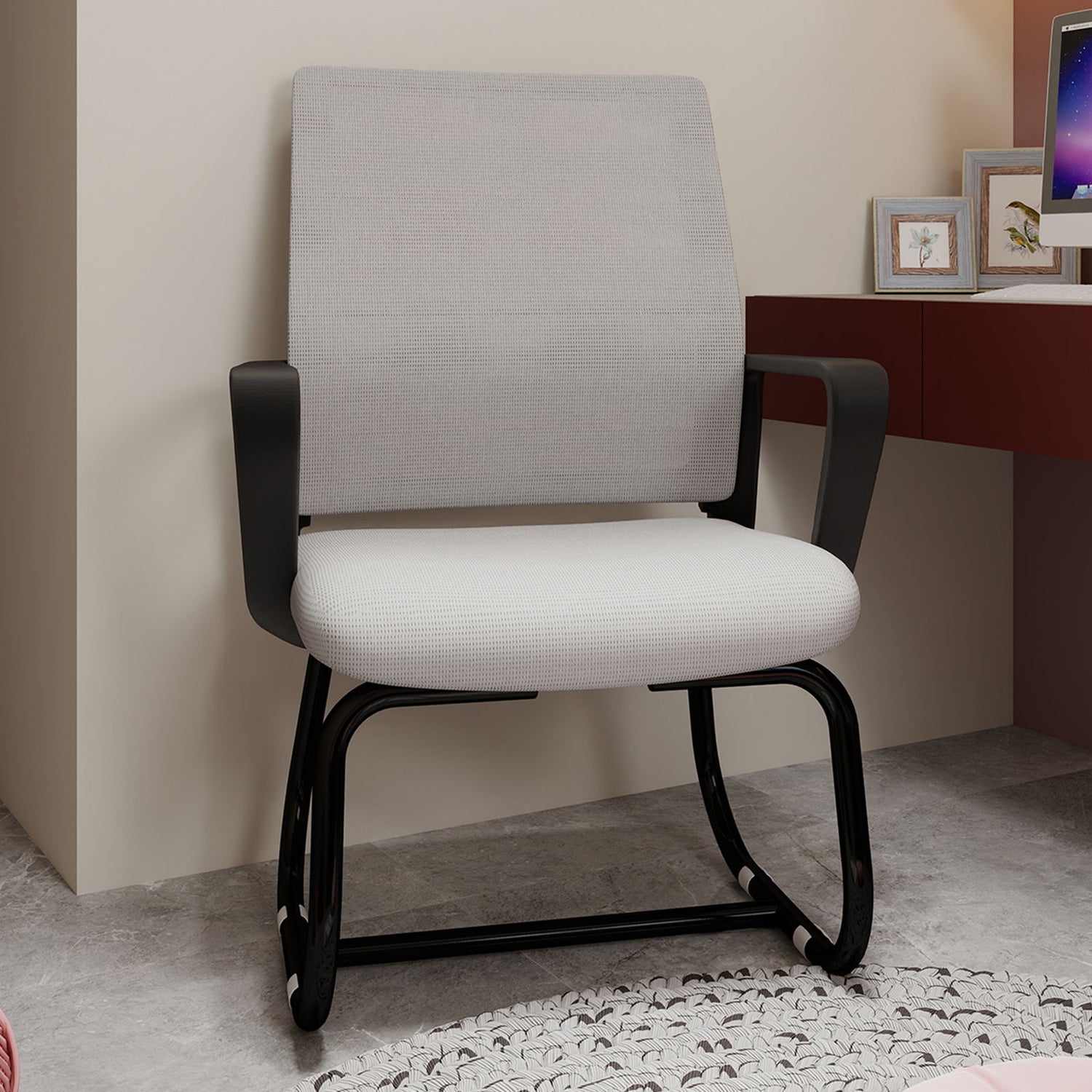 Minimalist Office Chair &amp; Soft Backrest