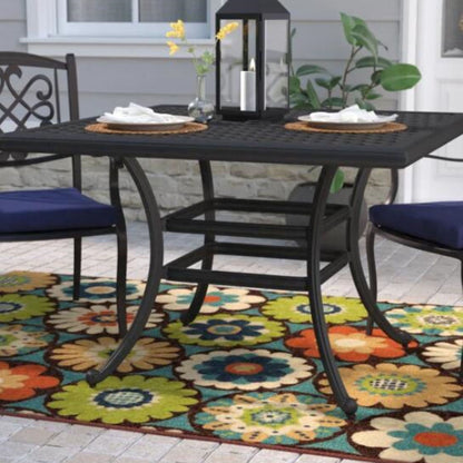 44&quot; Square Dining Table - Dark Lava Bronze