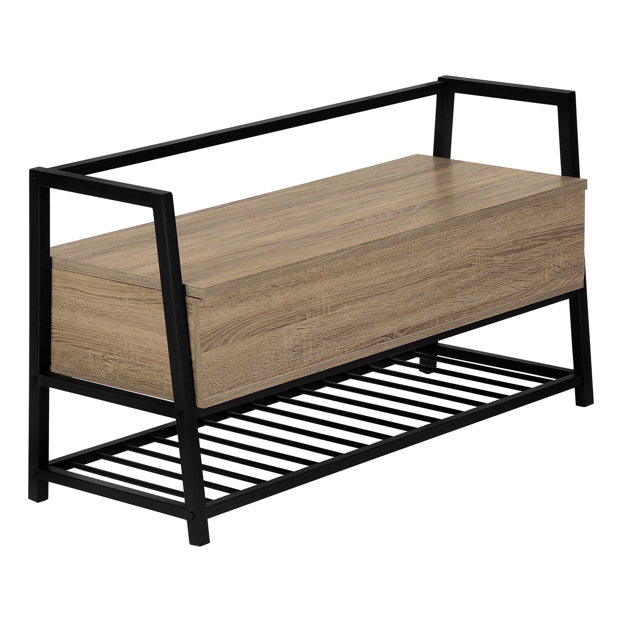 Bench Storage, Rectangular, Contemporary &amp; Modern