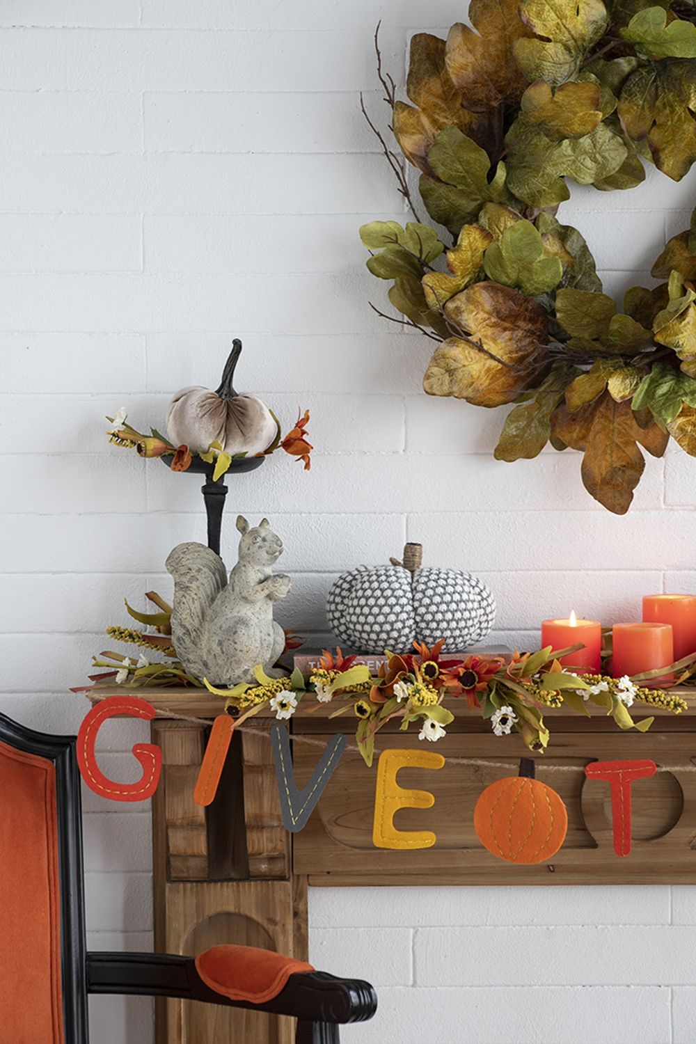 Knite Pumpkin Ornament Decor For Holiday Harvest Festival Fall Festival &amp; Thanksgiving