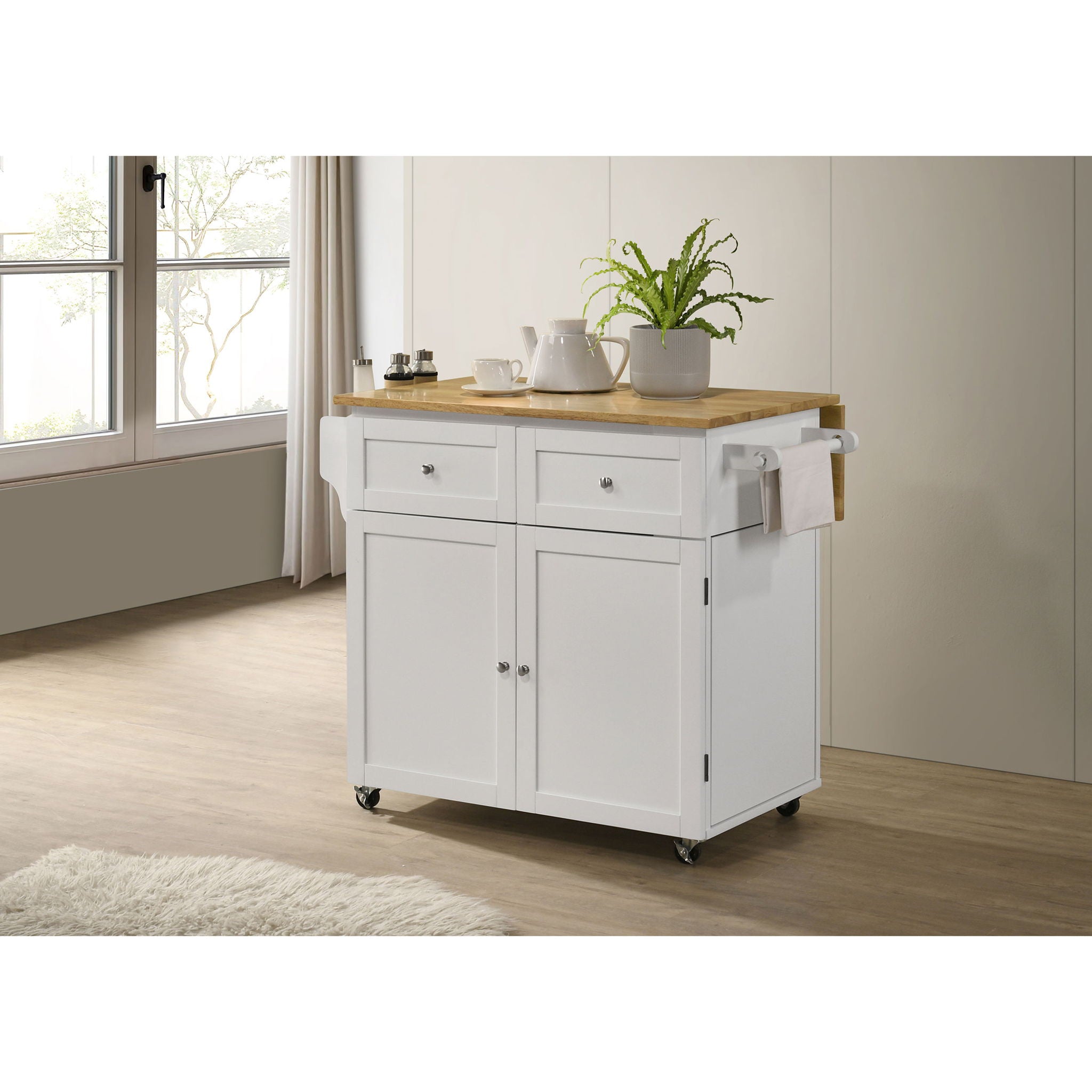 Silvain - Kitchen Cart - White