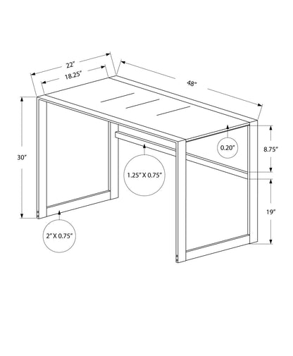 Computer Desk For Home Office, Laptop, Contemporary &amp; Modern