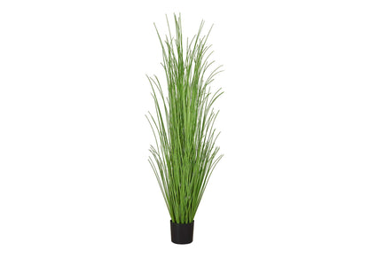 47&quot; Tall, Artificial Plant, Grass Tree, Indoor, Faux, Fake, Floor, Greenery, Potted, Real Touch, Decorative - Green / Black