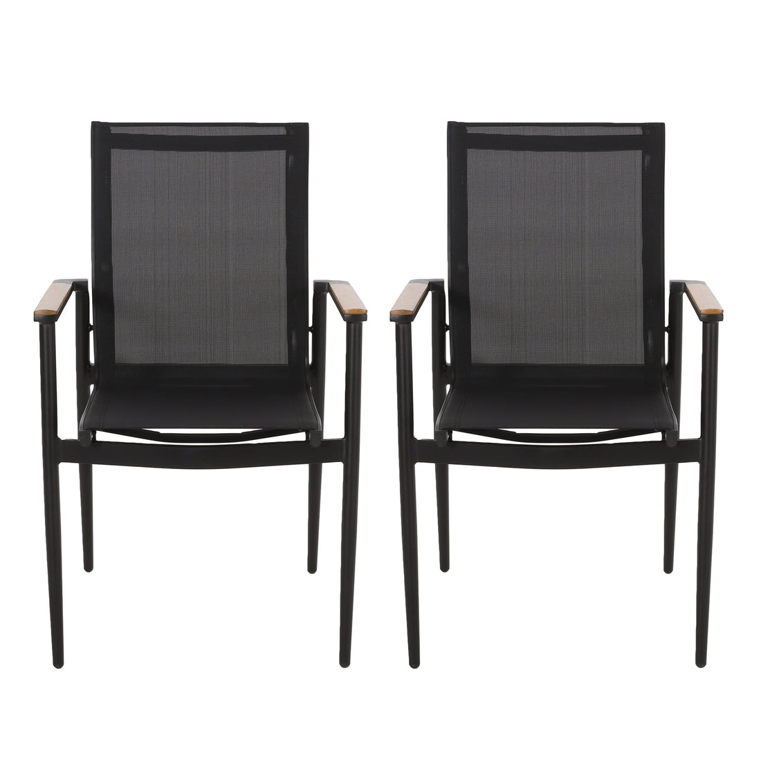 Barrister - Dining Chair (Set of 2) - Black / Natural