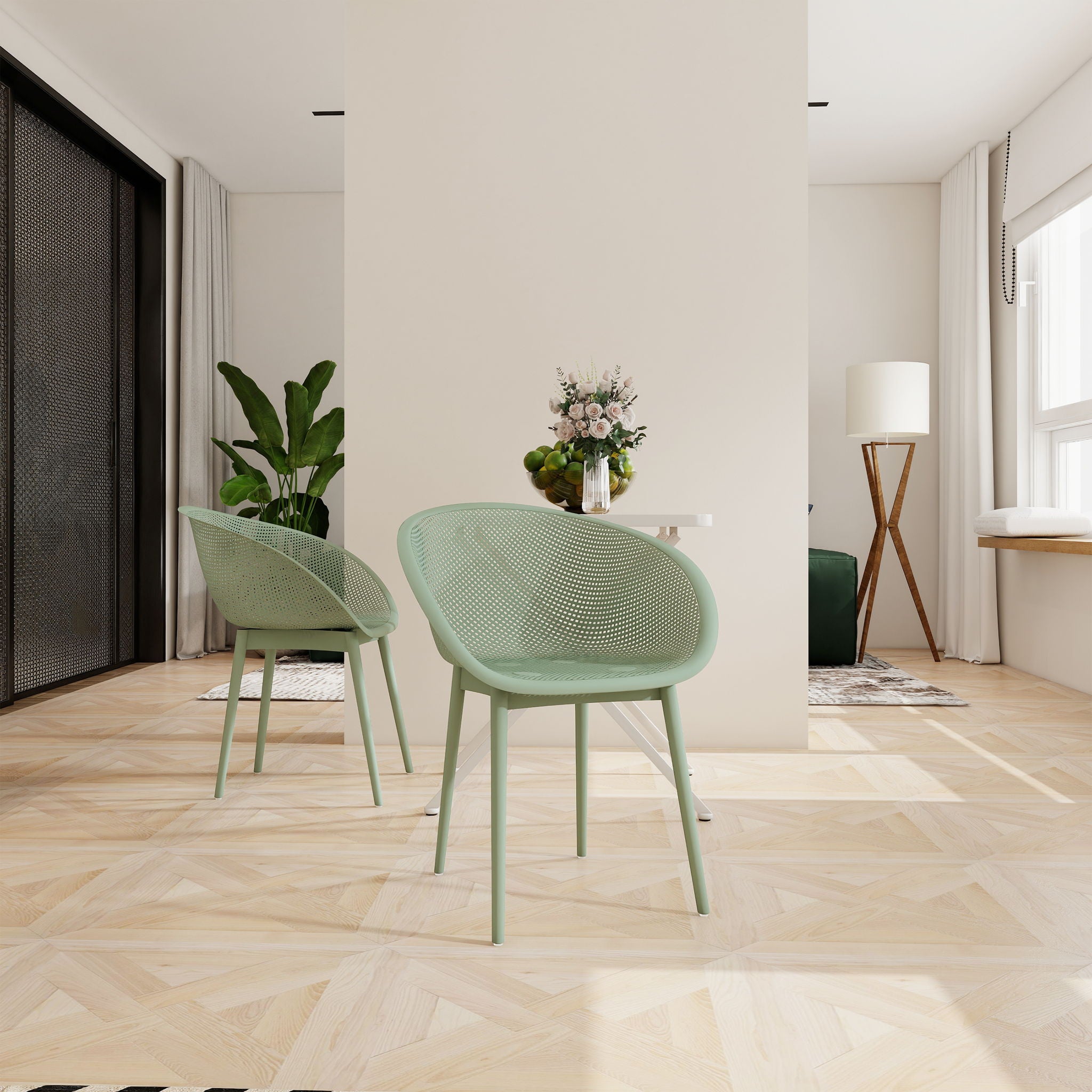 2 Pack Lounge Chair Set &amp; Folding Square Table