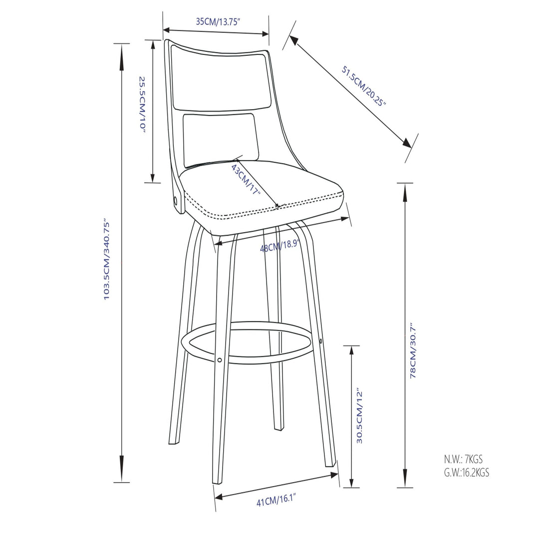 Dallyn - Swivel Bar Stool (Set of 2) - Cream