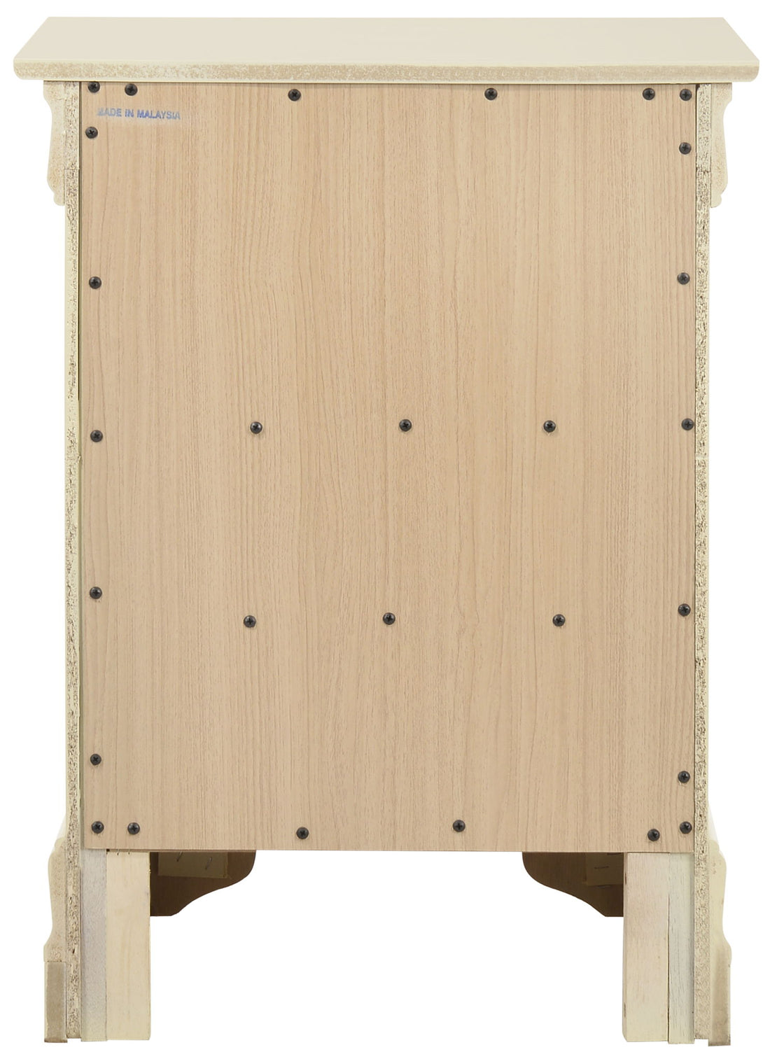 Louis Phillipe - 3 Drawer Nightstand - Beige