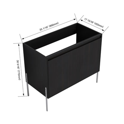 Freestanding Bathroom Vanity &amp; Soft Close Cabinet Doors