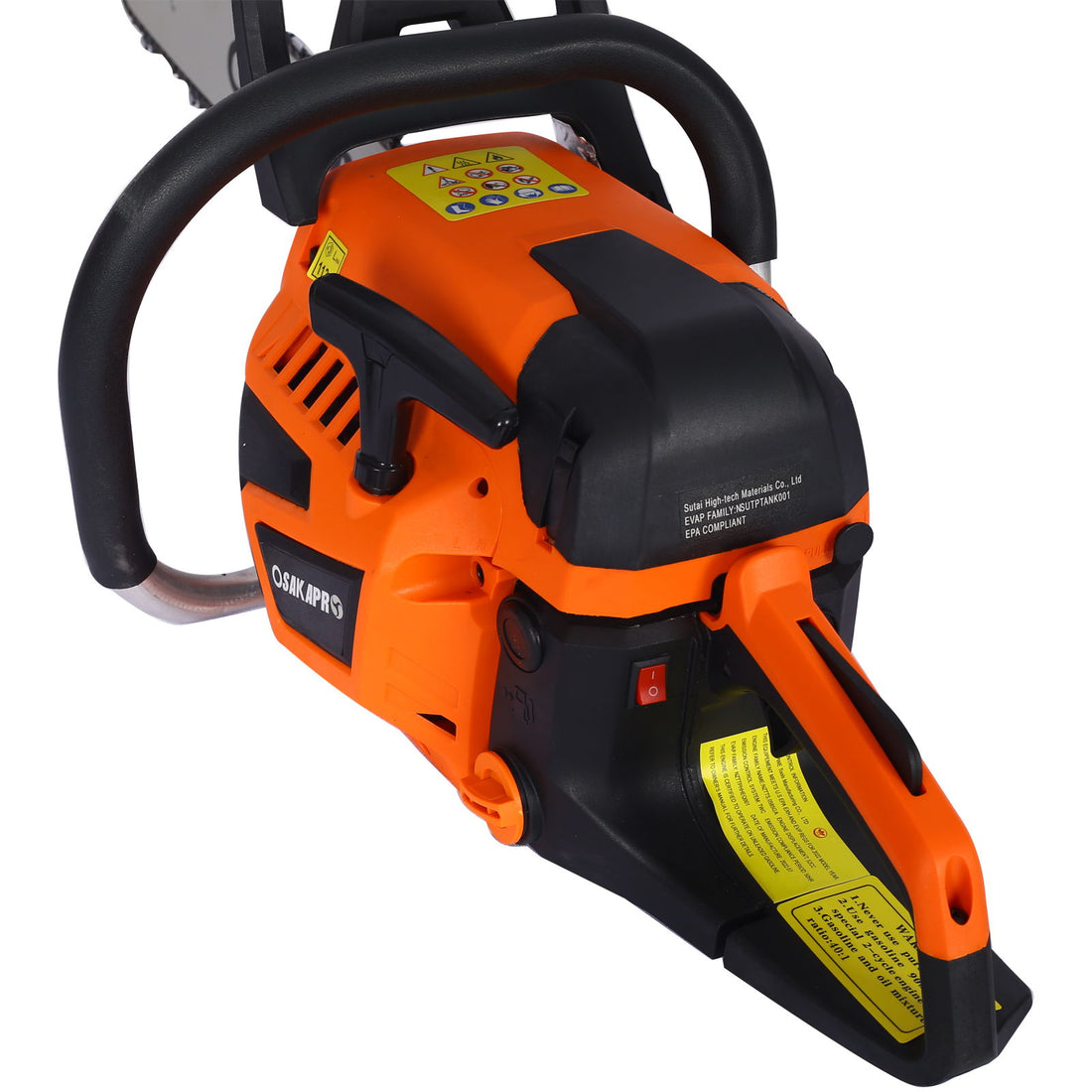 58Cc Gasoline Chainsaw 20&quot; For Tree And Wood Cutting Epa Compliant - Orange