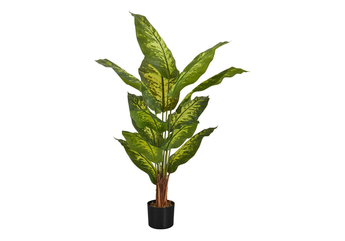47&quot; Tall, Artificial Plant, Evergreen Tree, Indoor, Faux, Fake, Floor, Greenery, Potted, Real Touch, Decorative - Green / Black