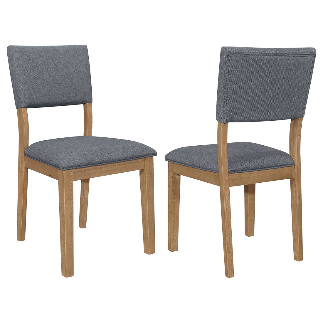 Topeka - Upholstered Dining Side Chair (Set of 2) - Brown