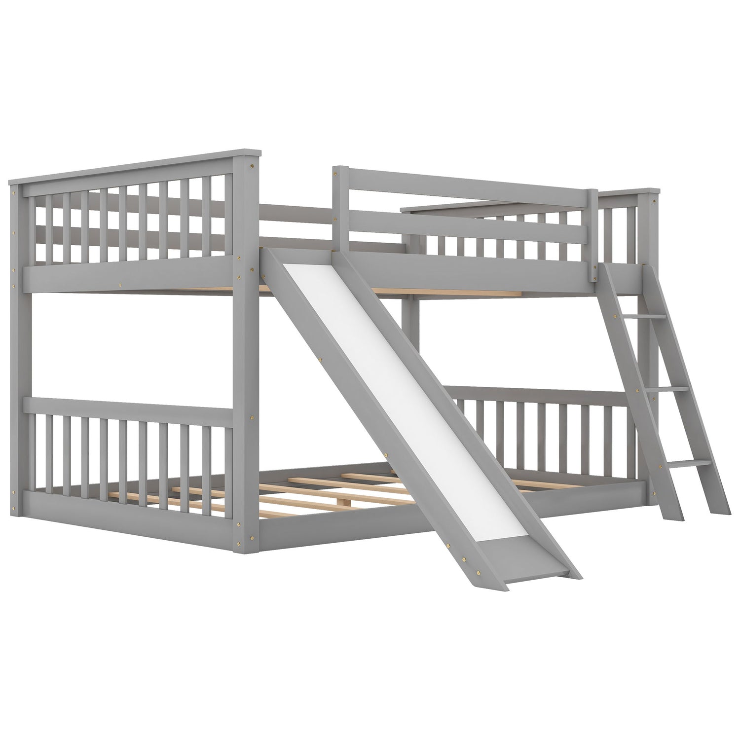 Bunk Bed &amp; Convertible Slide And Ladder