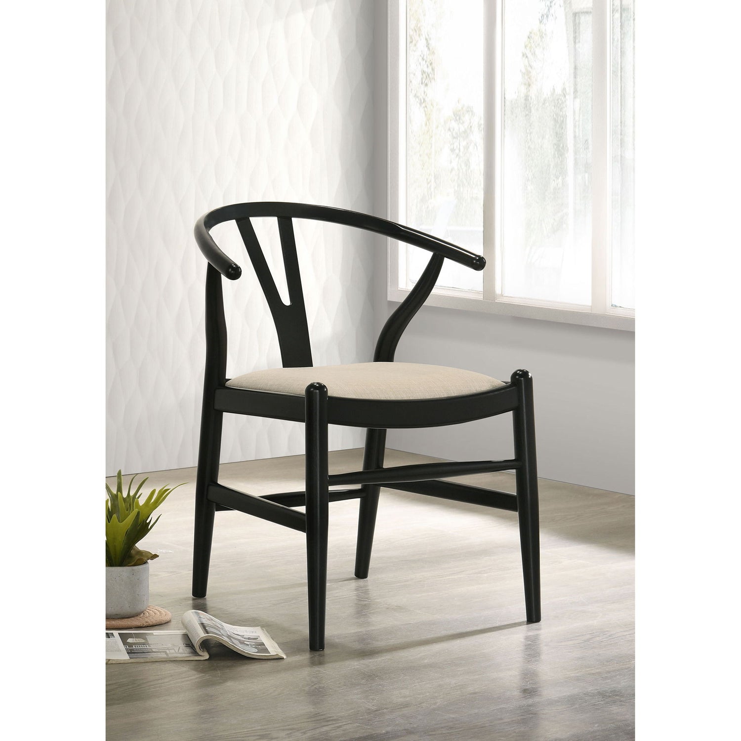 Camerota - Dining Side Chair (Set of 2) - Black