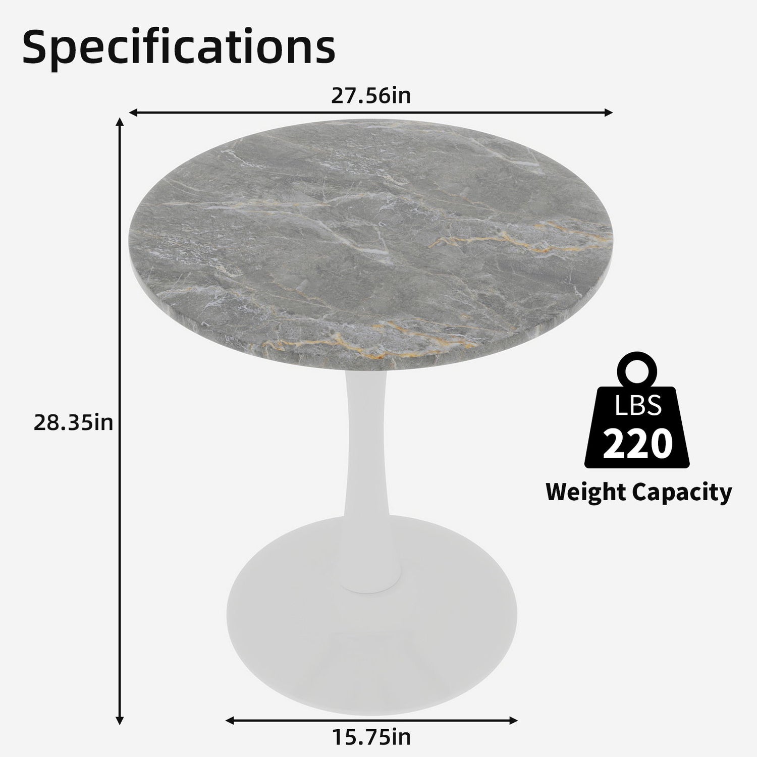 Coffee Table &amp; Round Top