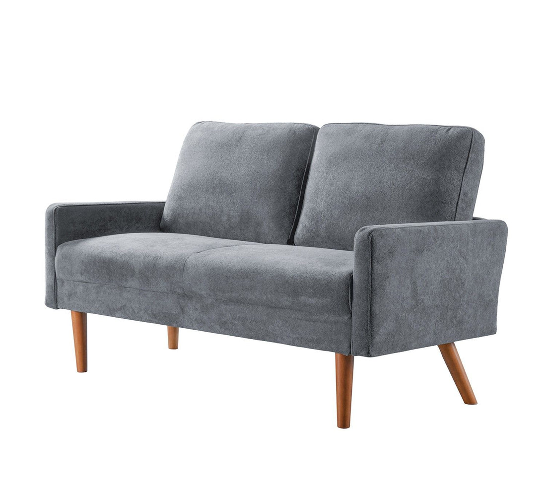 Loveseat Sofa, European Style With Sleek Design, Modern &amp; Vintage Flair, Upholstered 2 Seater Couch