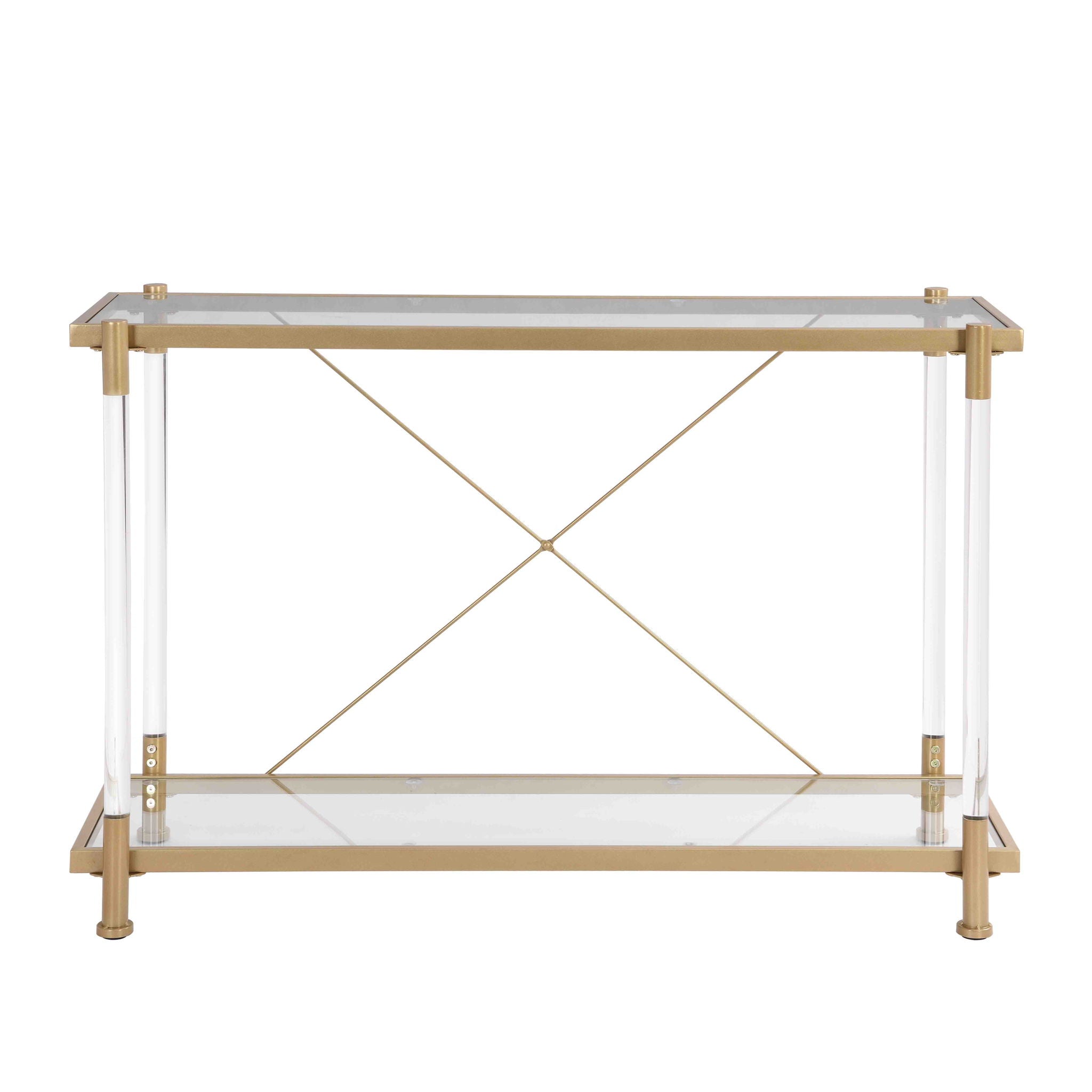 Glass Sofa Table For Living Room &amp; Bedroom