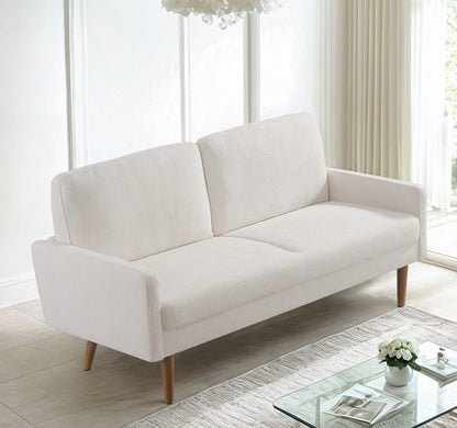 Sofa, European Style With Sleek Design, Modern &amp; Vintage Flair, Upholstered 3 Seater Couch