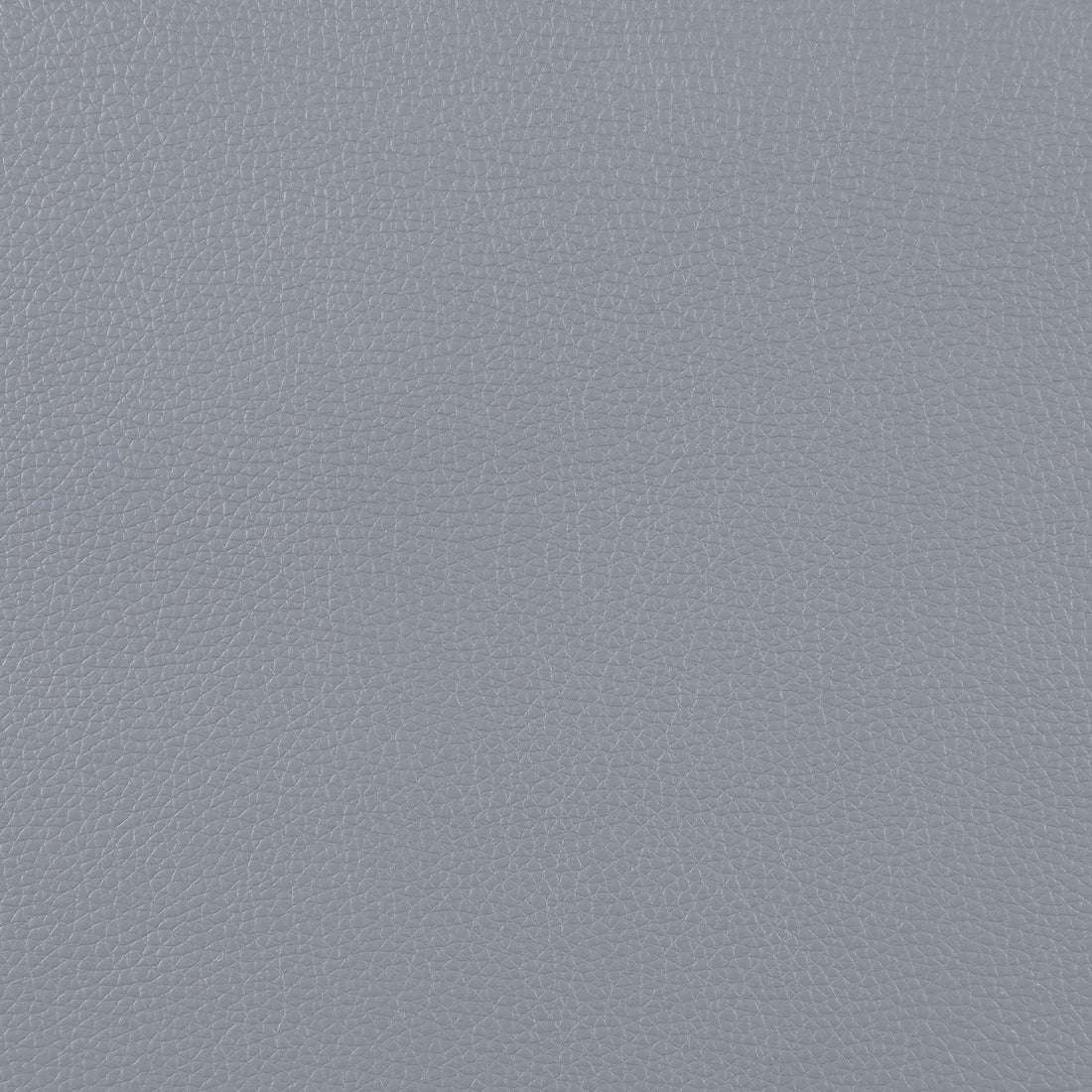 Irine - Faux Leather Sectional Sofa With Ottoman - Gray