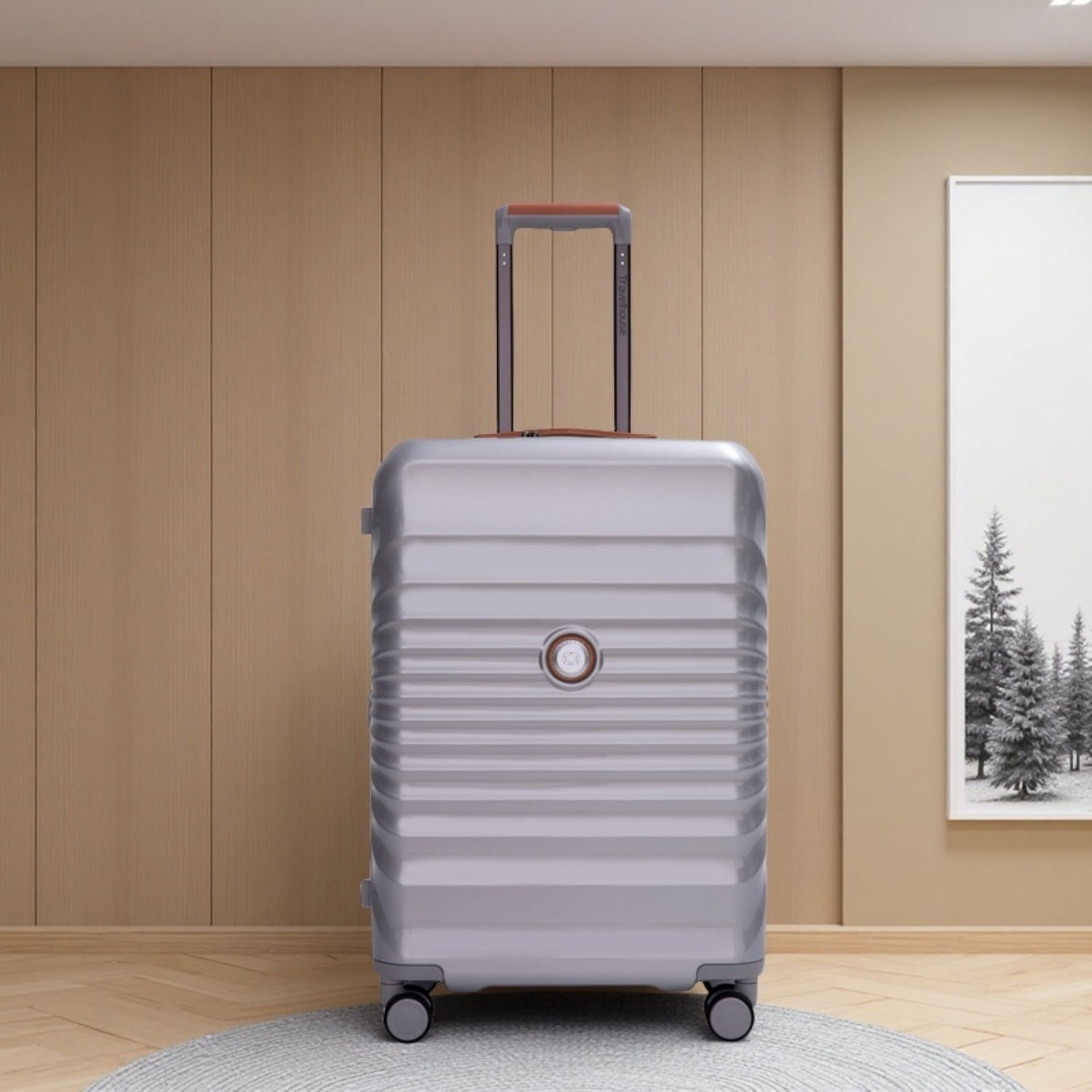 20&quot; Carry On Luggage Lightweight Suitcase Tsa Lock, USB Port, Spinner Wheels