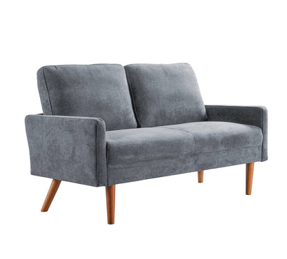 Loveseat Sofa, European Style With Sleek Design, Modern &amp; Vintage Flair, Upholstered 2 Seater Couch