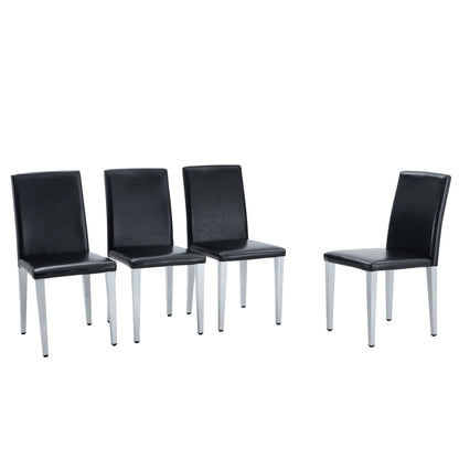 Elegant Upholstered Chairs &amp; Metal Legs