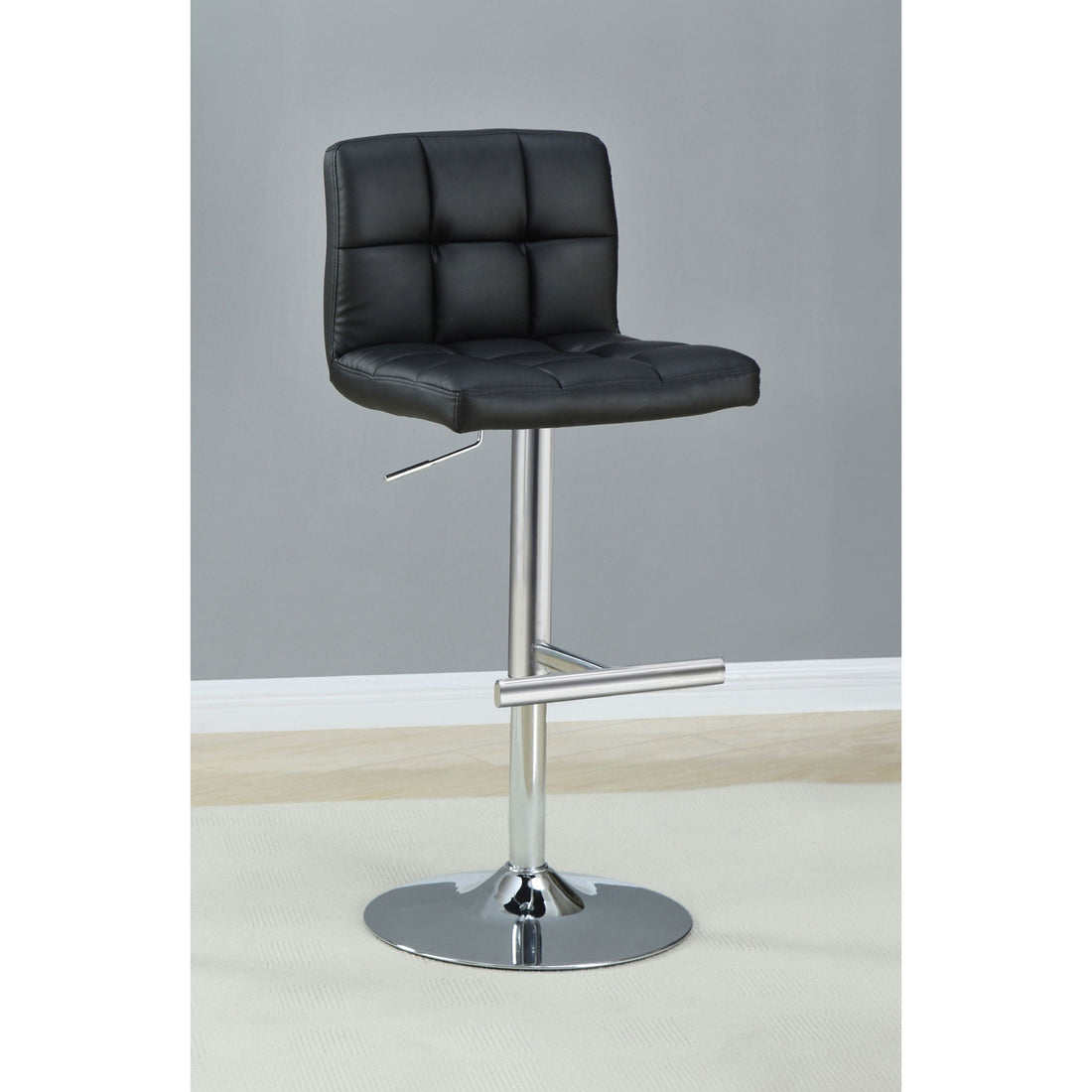 Adjustable Bar Stool (Set of 2) - Black
