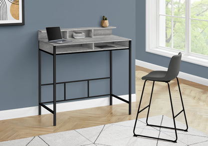 Computer Desk For Home Office, Standing, Storage Shelves, Laptop, Contemporary &amp; Modern