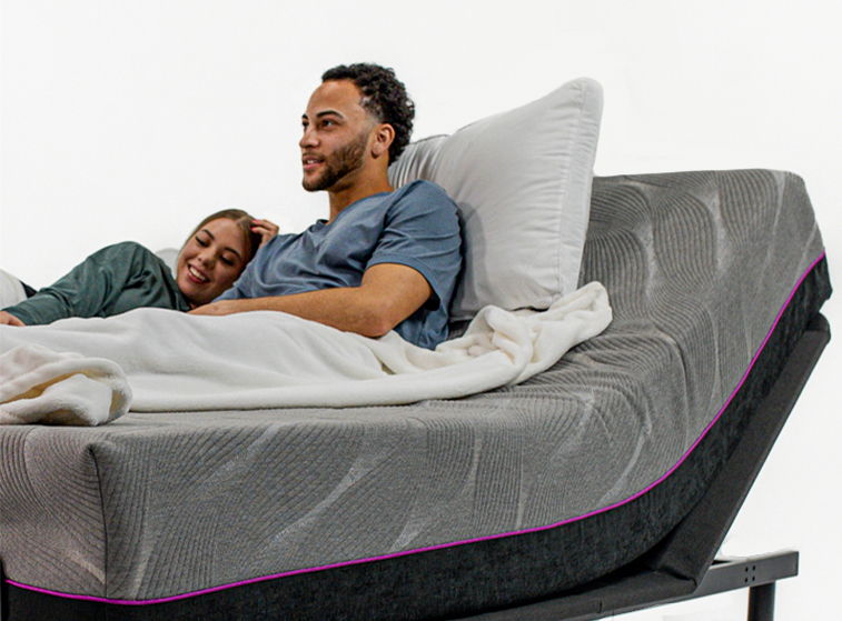 Renew - 11&quot; King Size Flex Head Cooling Fast Responding Latex Foam Mattress - Gray