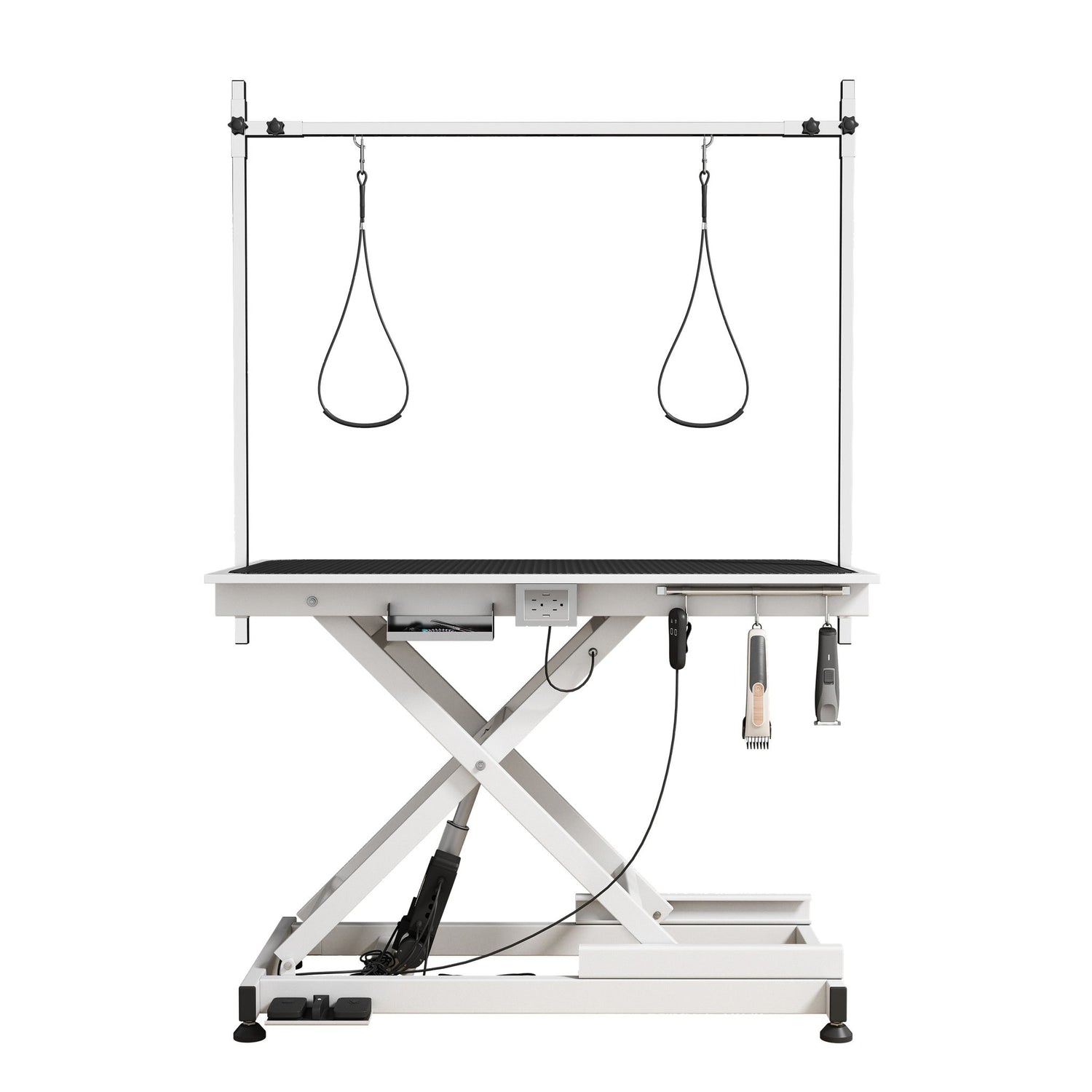 Super Deluxe Electric Pet Grooming Table, Height Adjustable