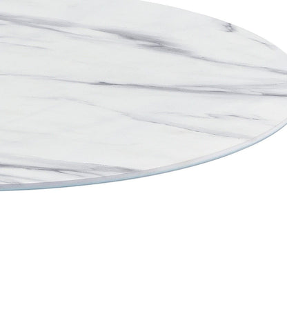 Circa - 17.5&quot; End Table With Marble Textured Top