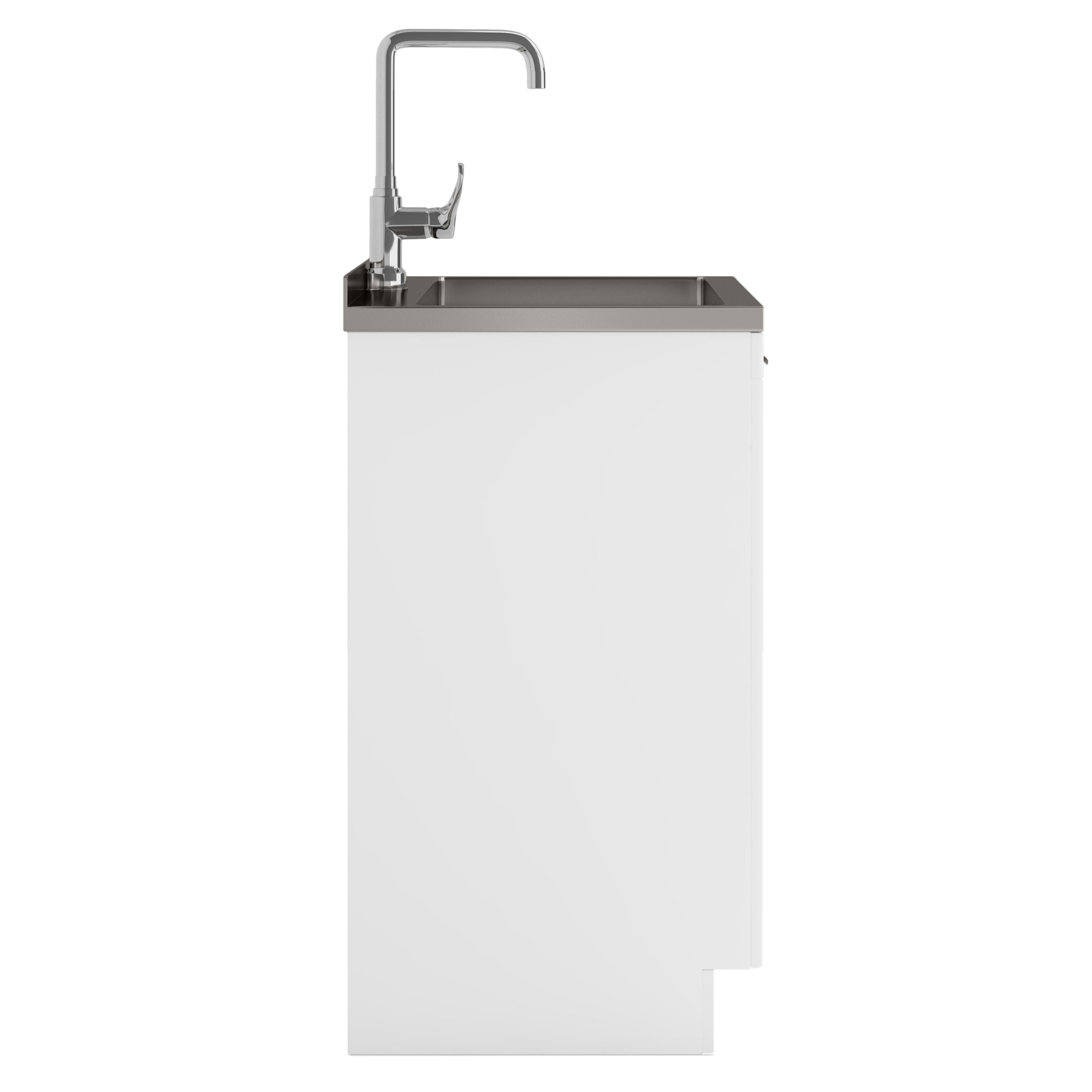 Murphy - Laundry Cabinet &amp; Faucet And Stainless Steel Sink