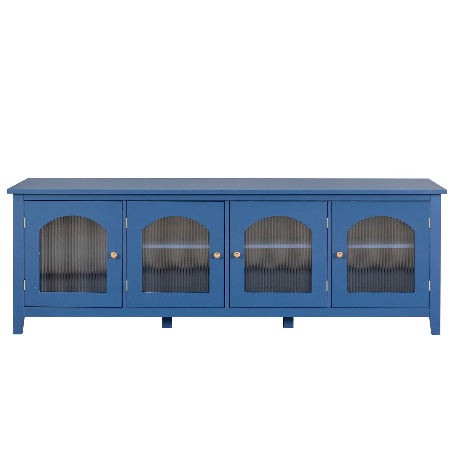 StylishTVcabinet Entertainment CenterTV Stand, TVconsoletable, Media Console, Solidwood Frame, Changhong Glass Door, Metal Handle